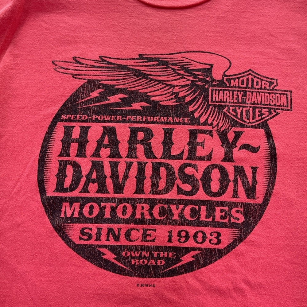 Harley-Davidson Nassau Bahamas Graphic T-Shirt Pink Mens XL 2019 Viking Prod